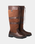 Dubarry Ireland Galway Ladies Waterproof Leather Country Boot in Walnut