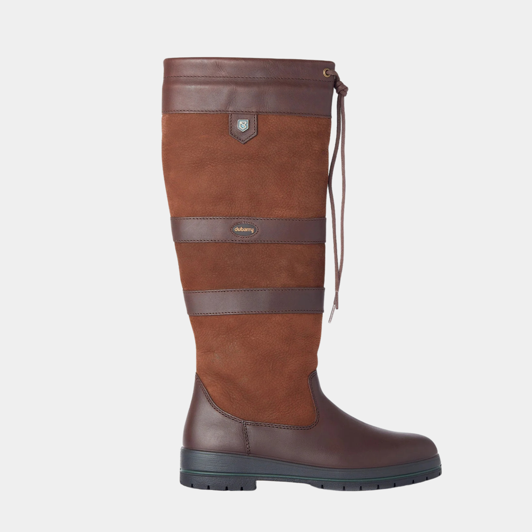 Dubarry Ireland Galway Ladies Waterproof Leather Country Boot in Walnut