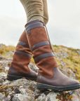 Dubarry Ireland Galway Ladies Waterproof Leather Country Boot in Walnut