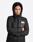 RG Nylon Quilted Hooded Puffer Jacket