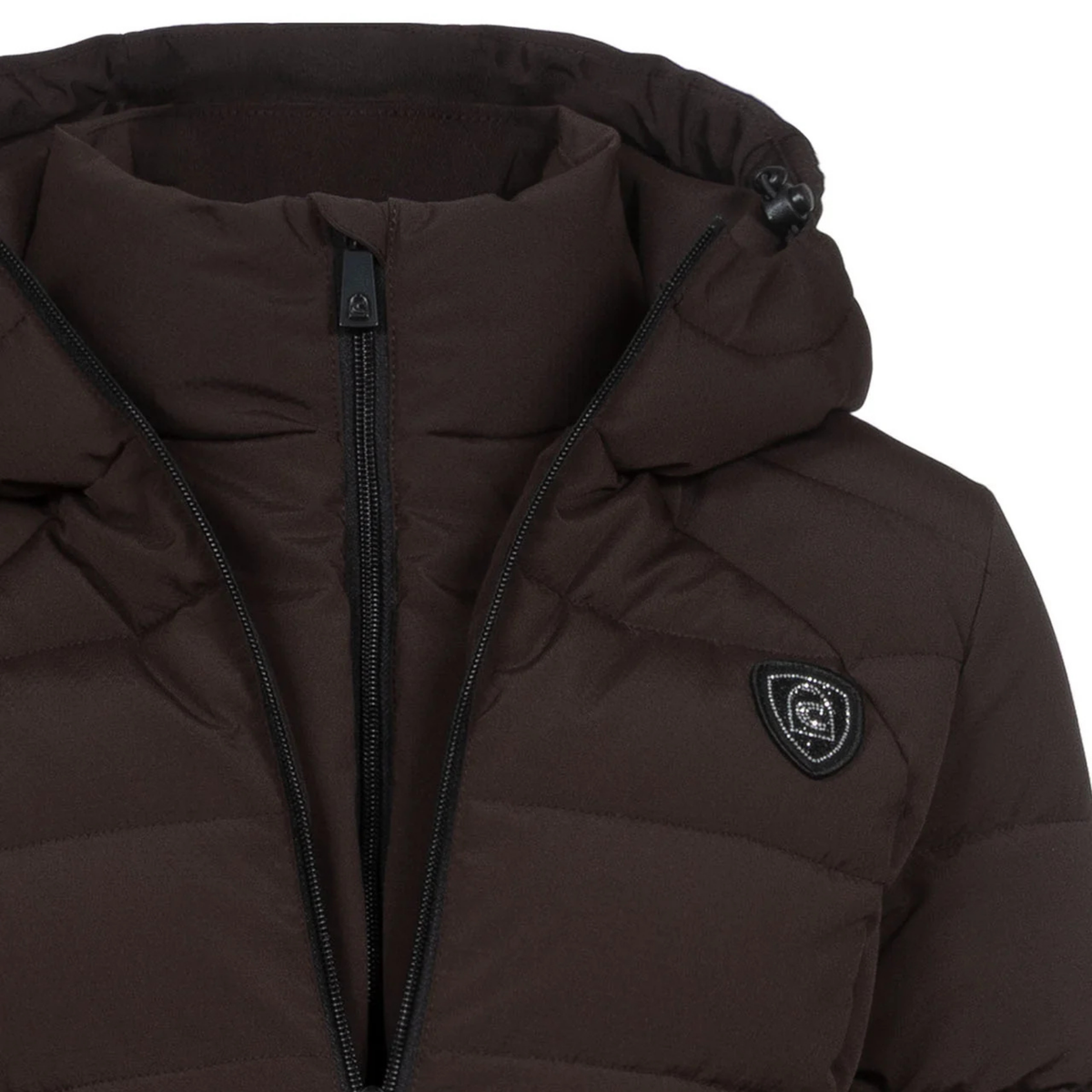 Cavallo CavalDeni Ladies Long Winter Coat, Café Noir