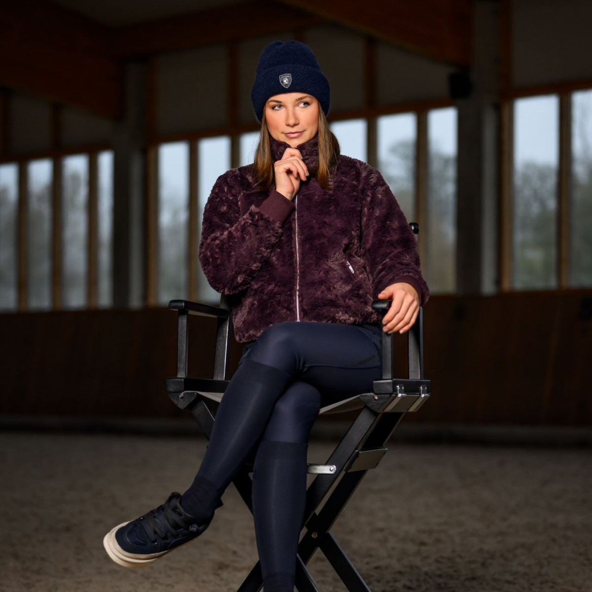 Cavallo CavalDeona Ladies Beanie, Dark Blue