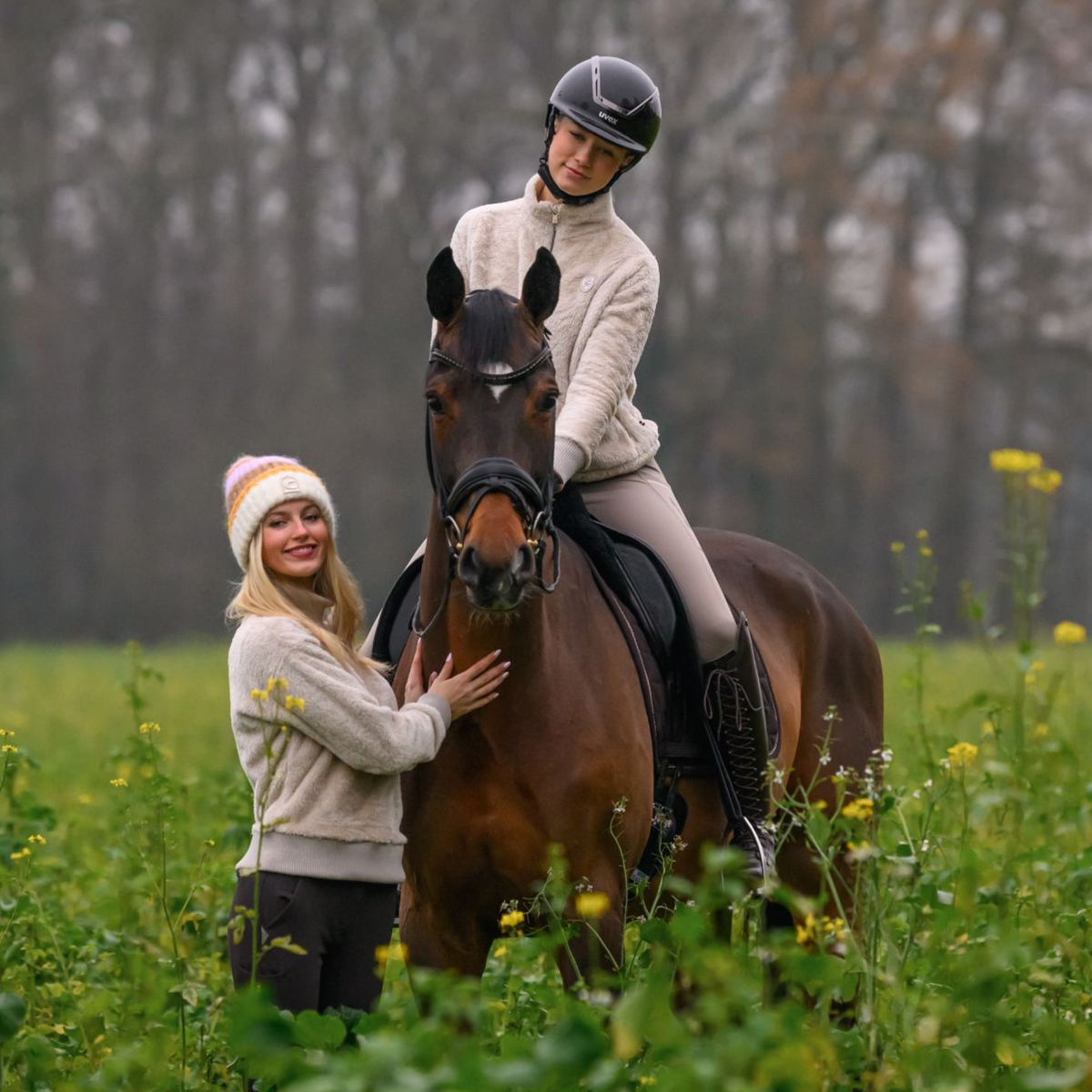 Cavallo CavalDuni Ladies Beanie, Stone Mix