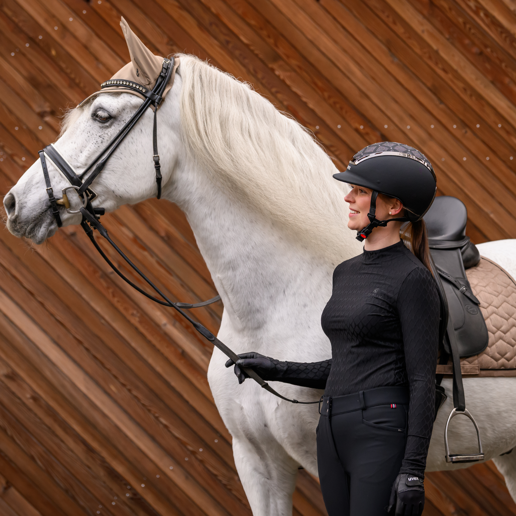 Cavallo CavalRabia Ladies Long Sleeve Base Layer, Black