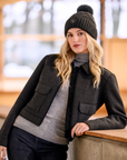 Cavallo CavalRia Beanie, Black-Melange