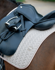Schockemohle Ceramica Dressage Saddle Pad, Stone