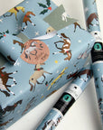 Hunt Seat Paper Co. Christmas Horse Holiday Gift Wrap