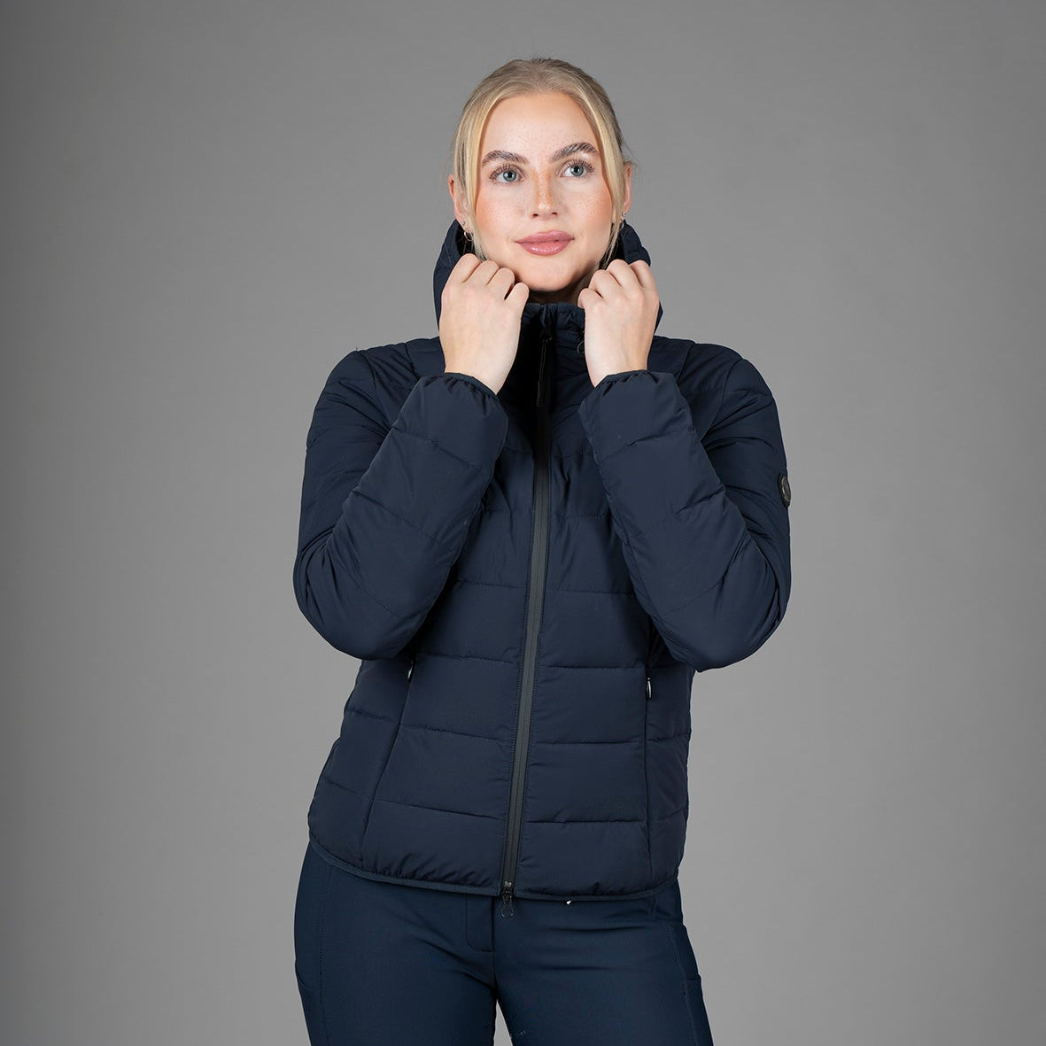Schockemohle SpLaureen Ladies Quilted Jacket, Deep Night