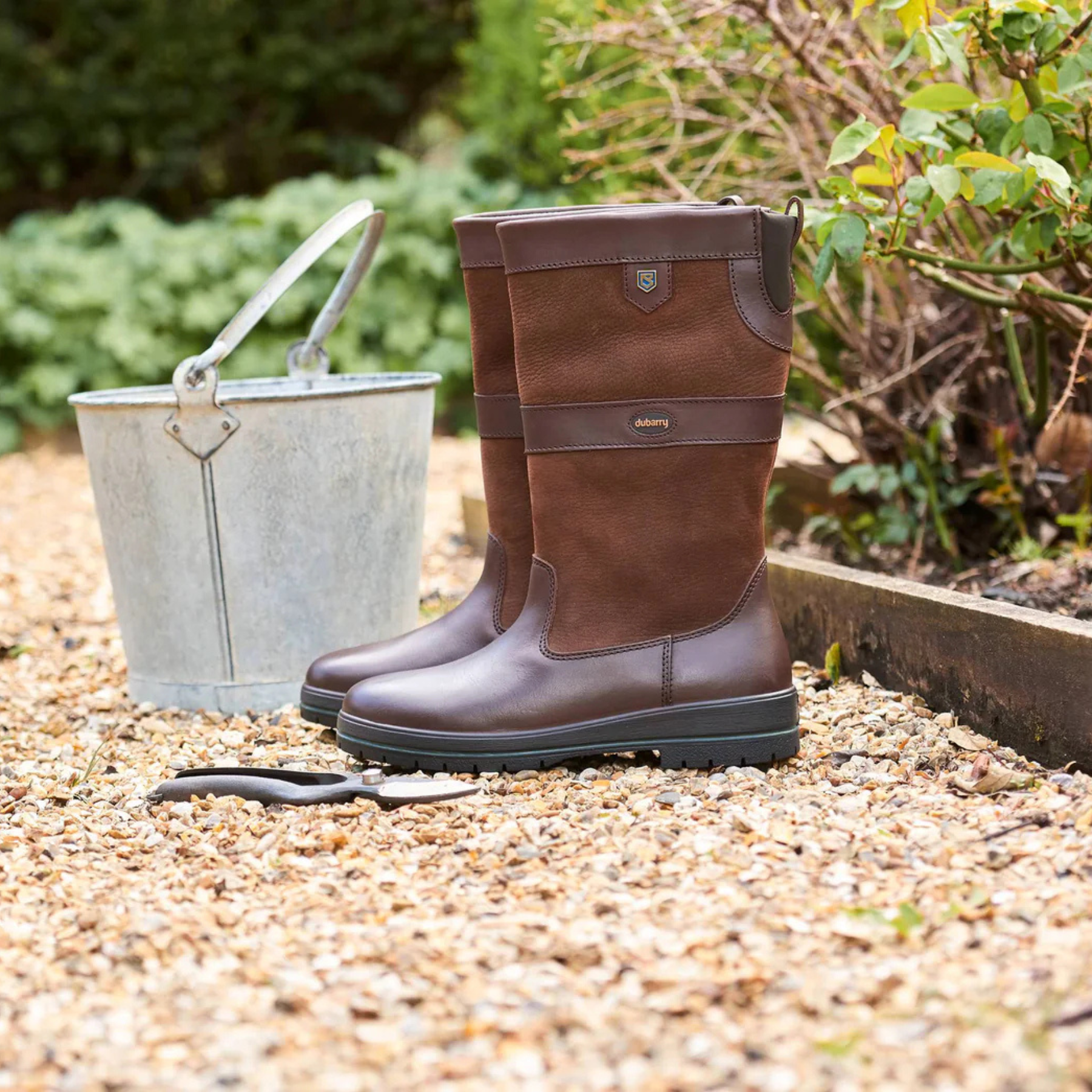 Dubarry Ireland Kildare Ladies Mid-height Country Boot in Walnut