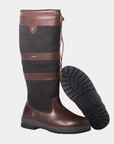 Dubarry Ireland Galway Ladies Waterproof Leather Country Boot in Black/Brown