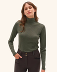 Dada Calder Ladies Long Sleeve Riding T-Shirt, Green