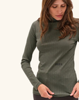 Dada Calder Ladies Long Sleeve Riding T-Shirt, Green