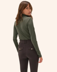 Dada Calder Ladies Long Sleeve Riding T-Shirt, Green