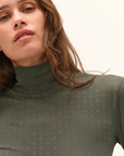 Dada Calder Ladies Long Sleeve Riding T-Shirt, Green