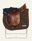 Dada Sport Fit For Fun Saddle Pad, Chocolate