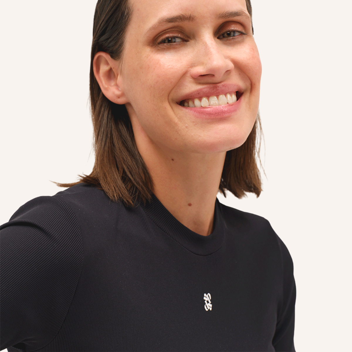 Dada Sport Berlin Ladies Short Sleeve Training Shirt, Black