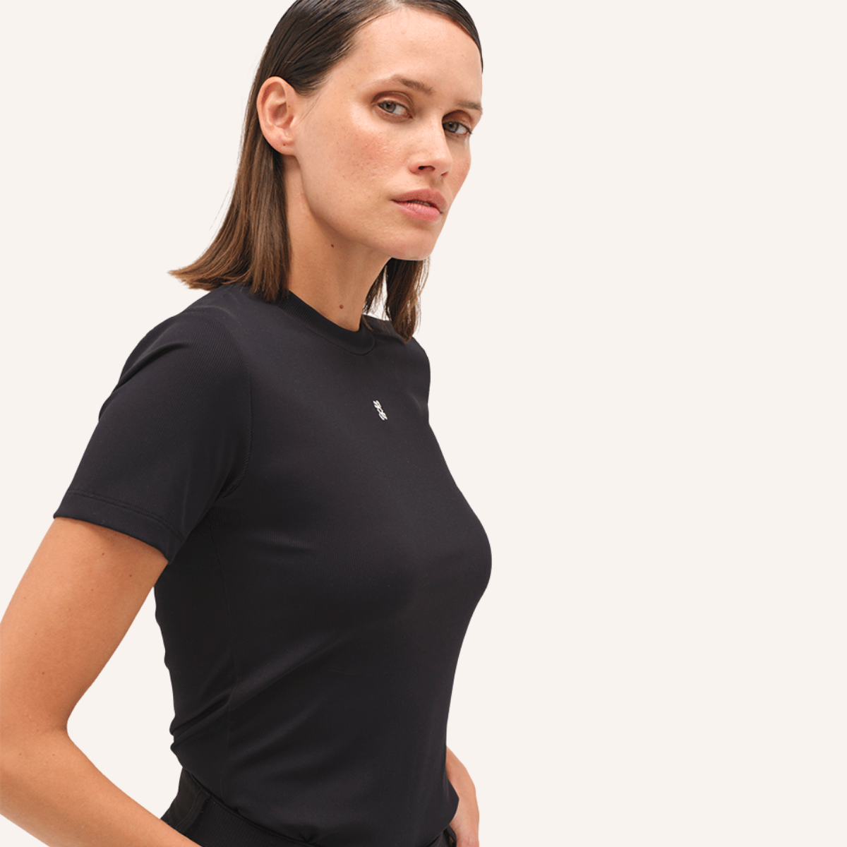 Dada Sport Berlin Ladies Short Sleeve Training Shirt, Black