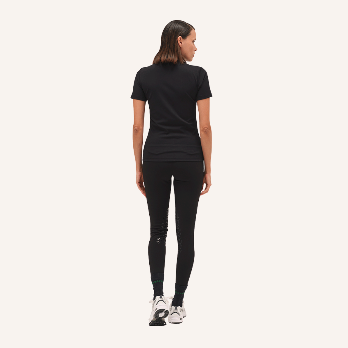 Dada Sport Berlin Ladies Short Sleeve Training Shirt, Black