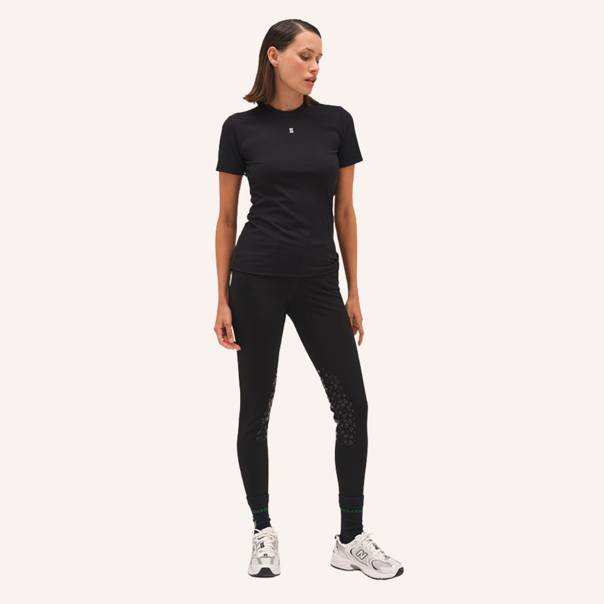Dada Sport Berlin Ladies Short Sleeve Training Shirt, Black
