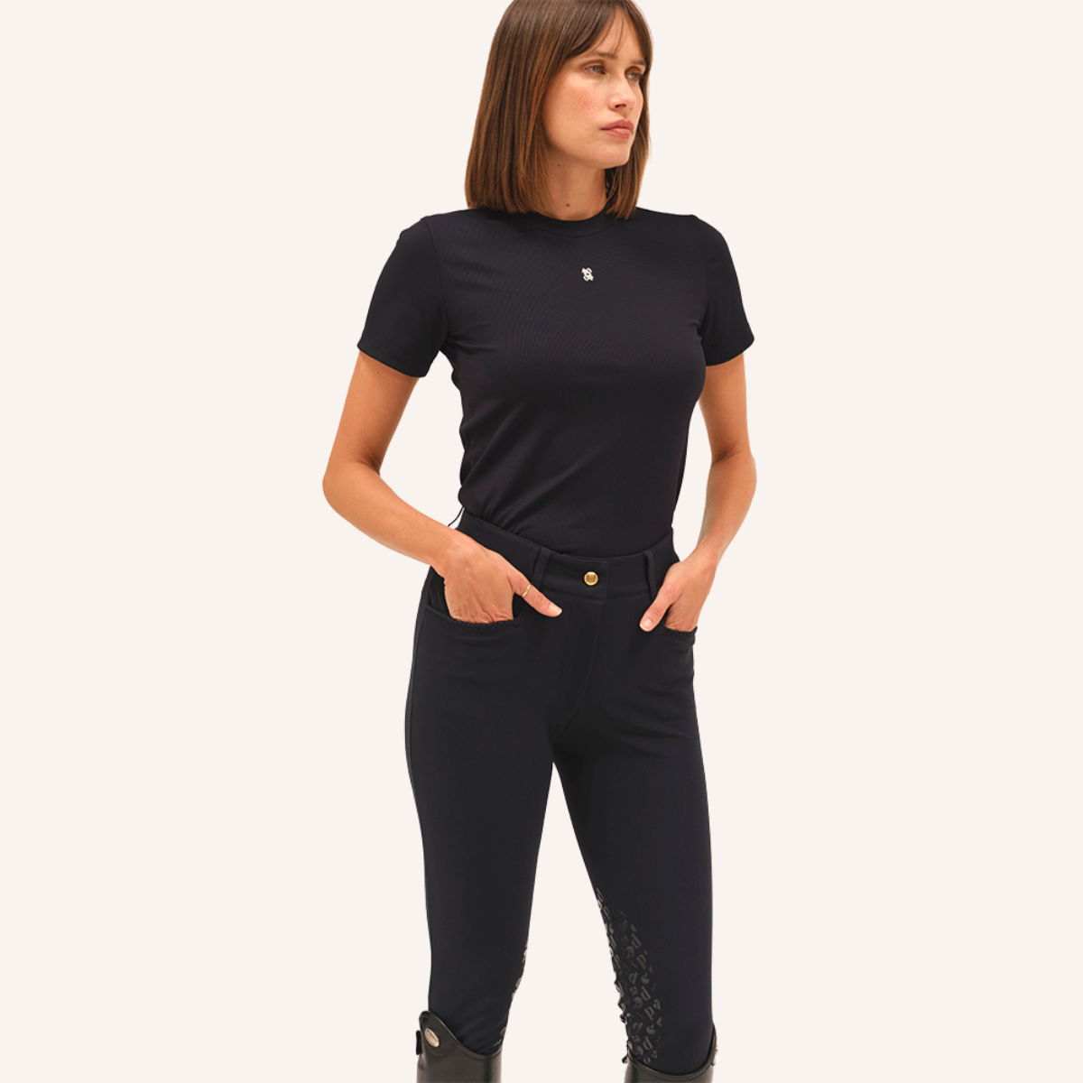 Dada Sport Berlin Ladies Short Sleeve Training Shirt, Marine