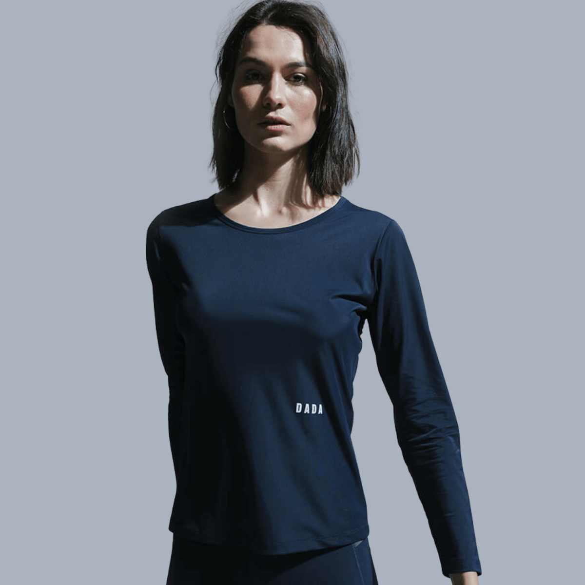 Dada Sport Betty Ladies Long Sleeve Training Shirt, Navy