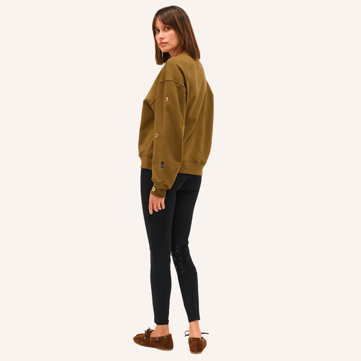 Dada Sport Birman Ladies Cotton Sweatshirt, Amber Gold