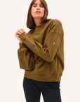 Dada Sport Birman Ladies Cotton Sweatshirt, Amber Gold