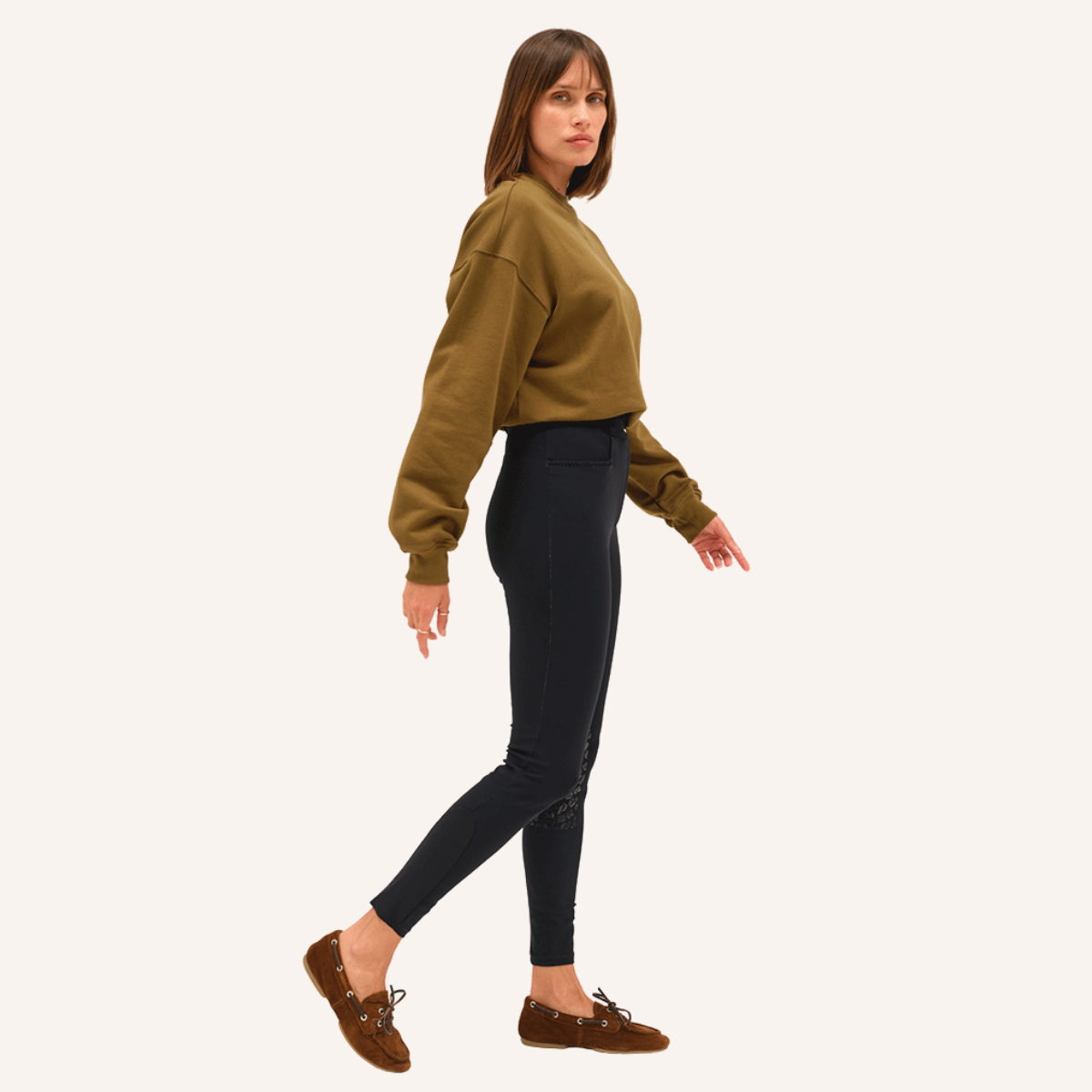 Dada Sport Birman Ladies Cotton Sweatshirt, Amber Gold