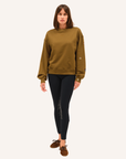 Dada Sport Birman Ladies Cotton Sweatshirt, Amber Gold