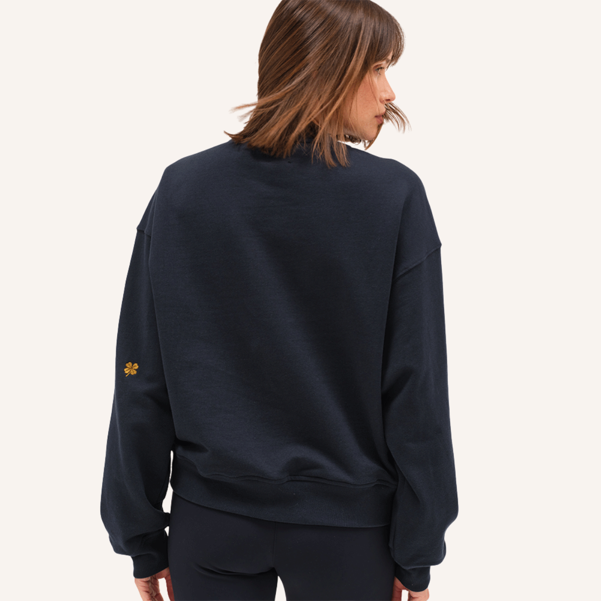 Dada Sport Birman Ladies Cotton Sweatshirt, Navy