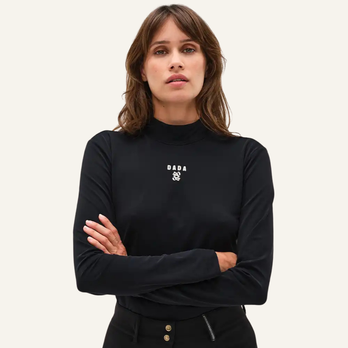Dada Sport Ernest Ladies Long Sleeve T-Shirt, Black