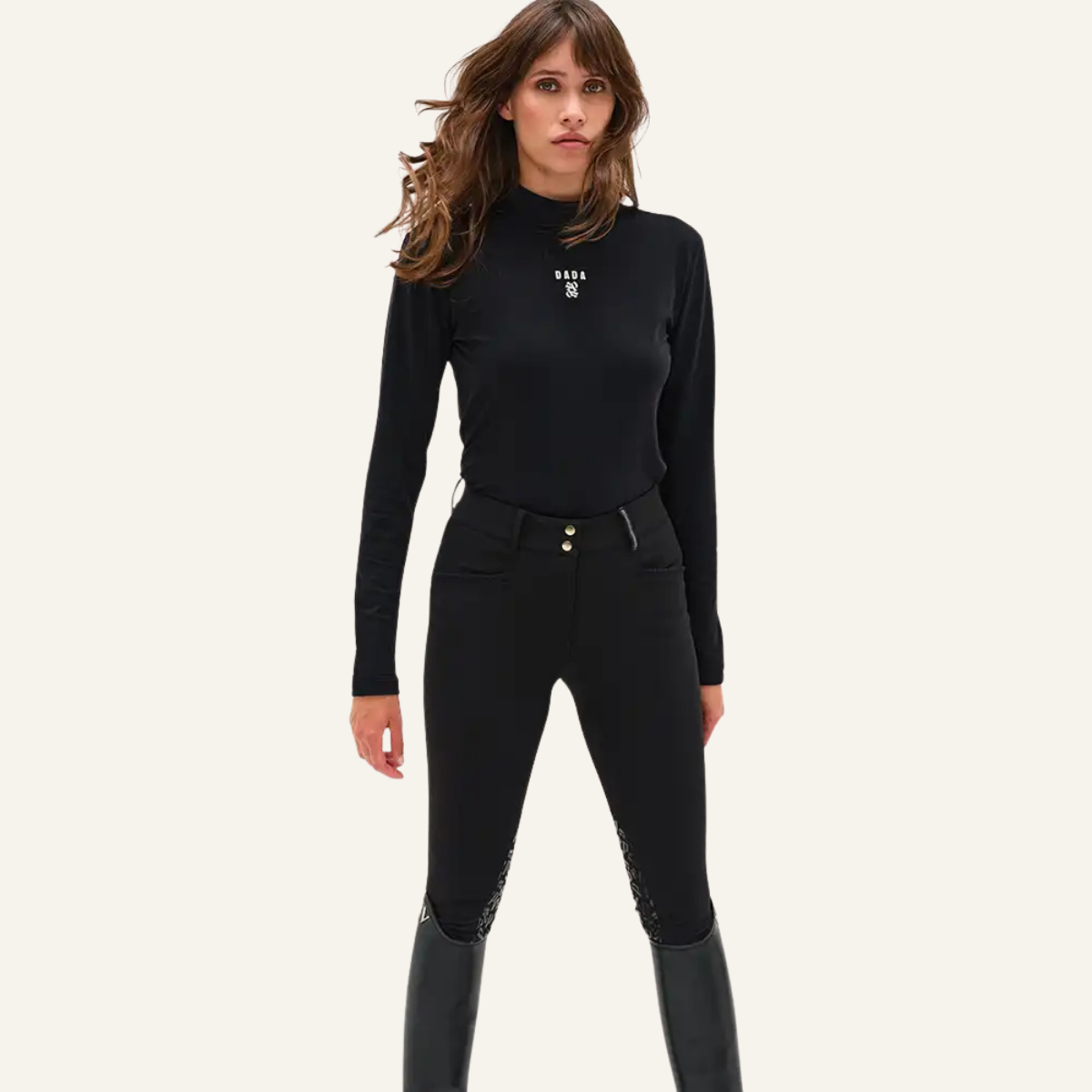 Dada Sport Ernest Ladies Long Sleeve T-Shirt, Black