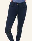Dada Sport Giovani Light Knee Grip Breeches, Dark Baltic