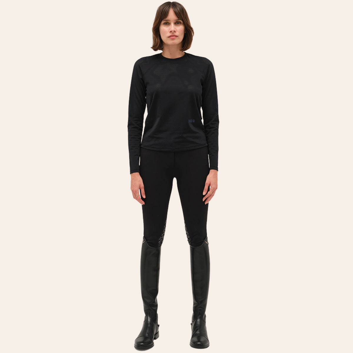 Dada Sport Jazz Ladies Long Sleeve Training Shirt, Black