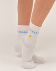 Dada Sport Molsy Riding Socks 2 pack, Barn Red / White