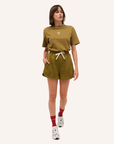 Dada Sport Oscar Ladies Sweat-shorts, Amber Gold