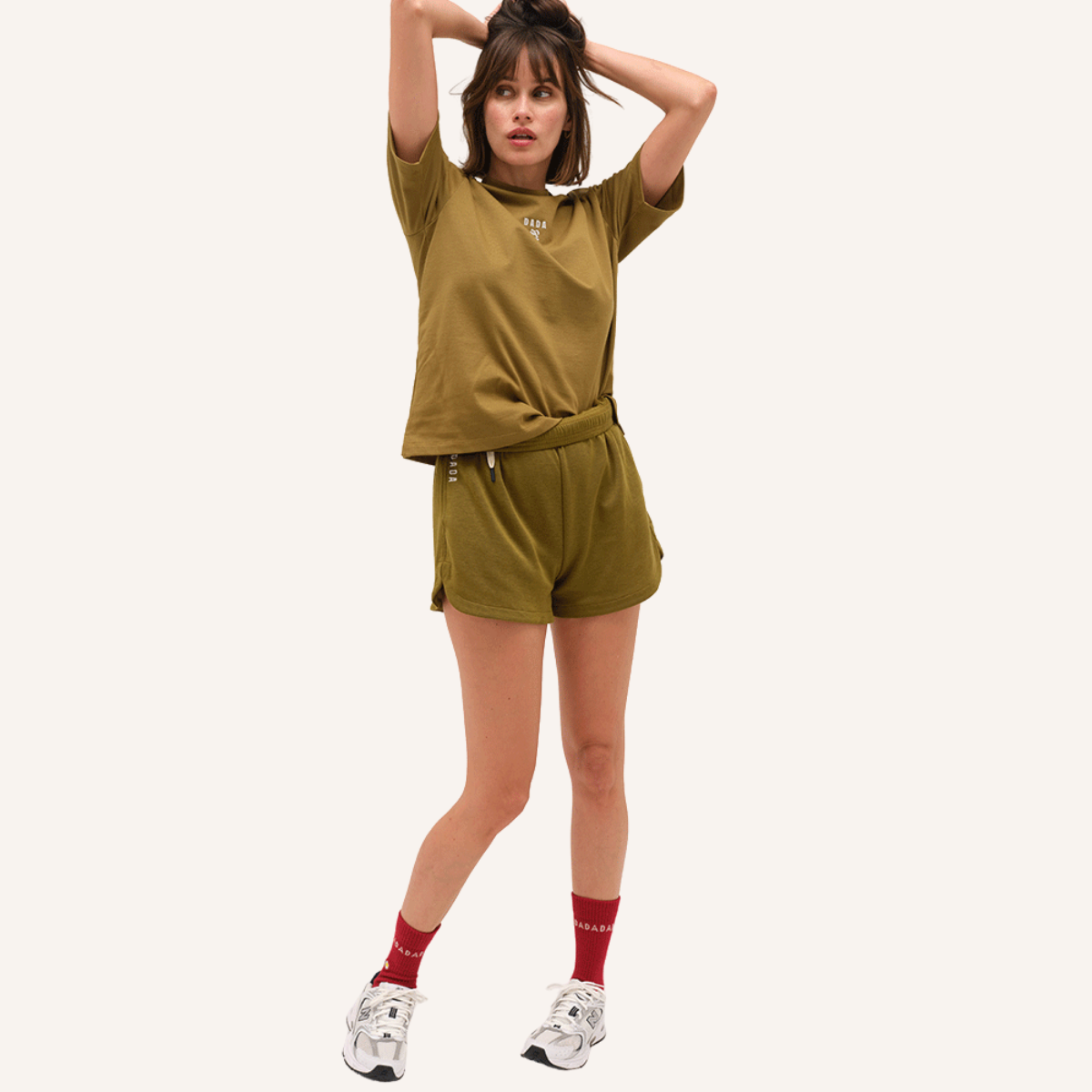 Dada Sport Oscar Ladies Sweat-shorts, Amber Gold
