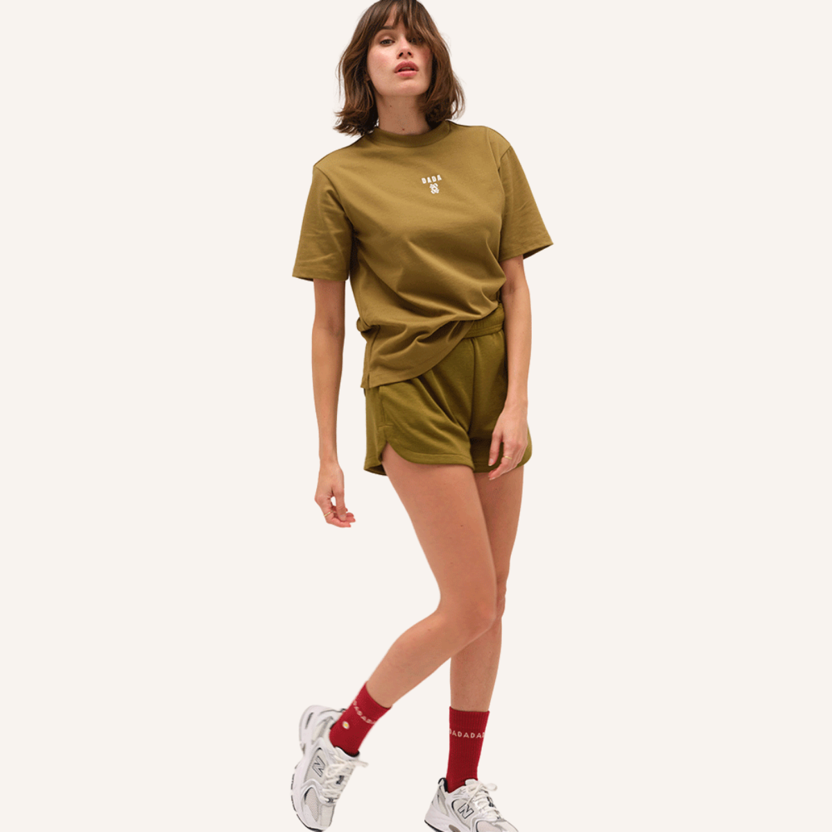 Dada Sport Oscar Ladies Sweat-shorts, Amber Gold