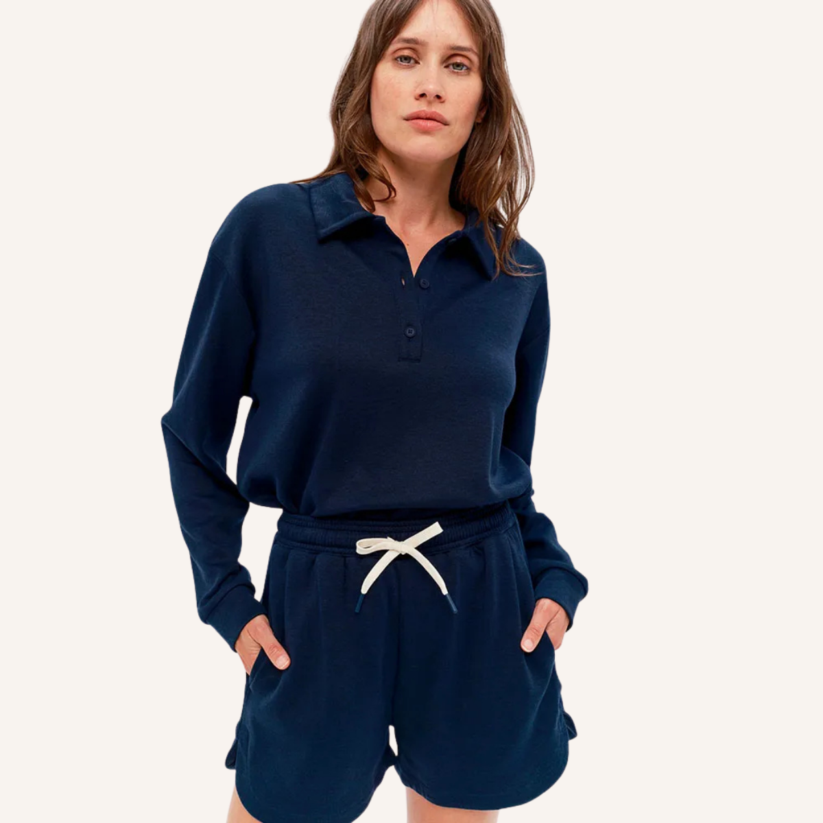 Dada Sport Oscar Ladies Sweat-shorts, Navy