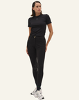 Dada Sport Sagaro Ladies Knee Grip Breeches, Black