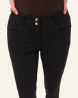 Dada Sport Sagaro Ladies Knee Grip Breeches, Black