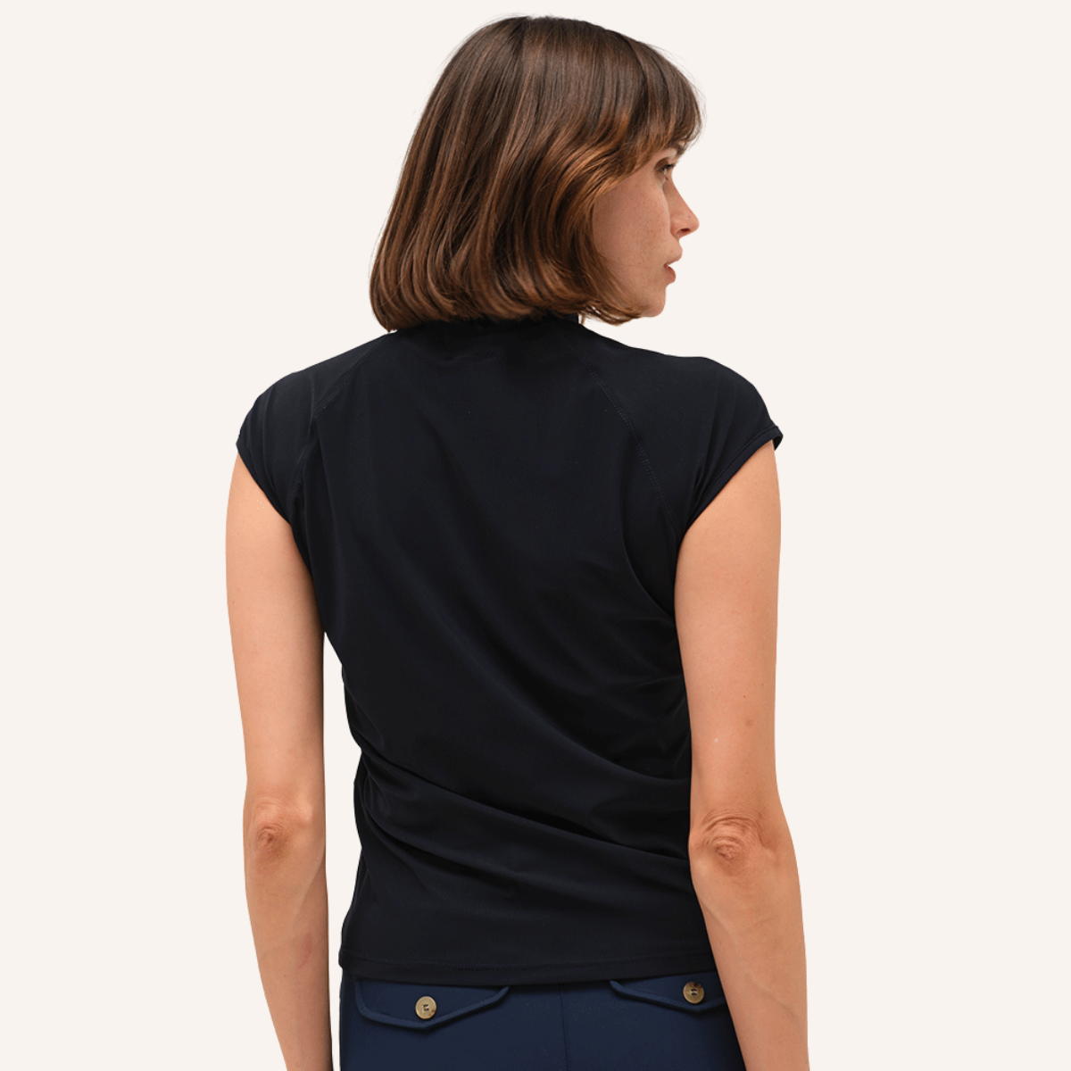 Dada Sport Totem MC Ladies Short Sleeve Training Shirt, Navy
