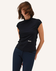 Dada Sport Totem MC Ladies Short Sleeve Training Shirt, Navy