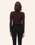 Dada Sport Totem ML Ladies Long Sleeve Training Shirt, Chocolate