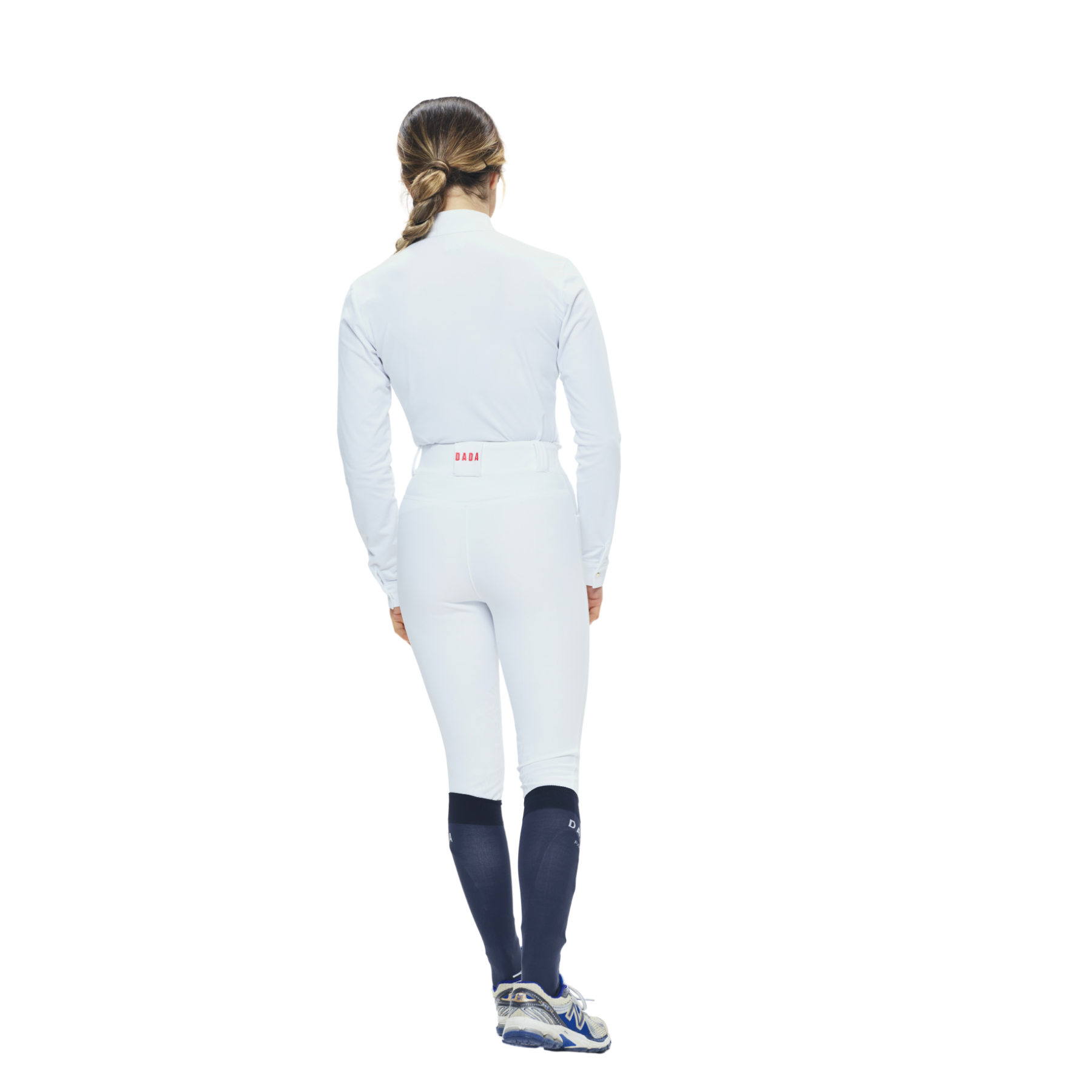 Dada Sport Venezia Long Sleeve Competition Shirt, White