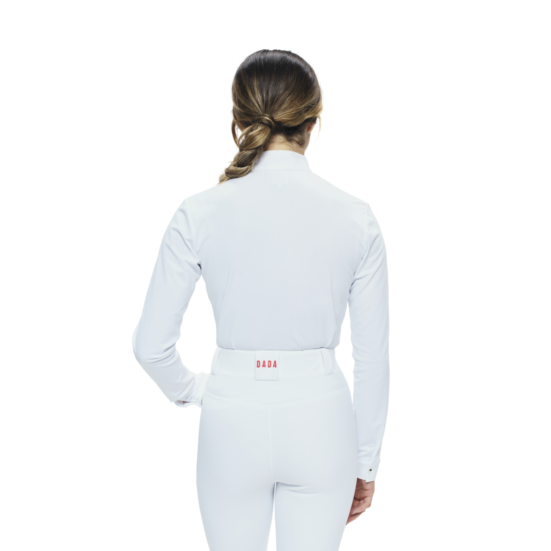 Dada Sport Venezia Long Sleeve Competition Shirt, White