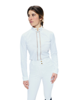 Dada Sport Venezia Long Sleeve Competition Shirt, White