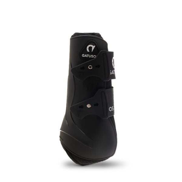 Gatusos Genuins Front Dressage Boots, Black