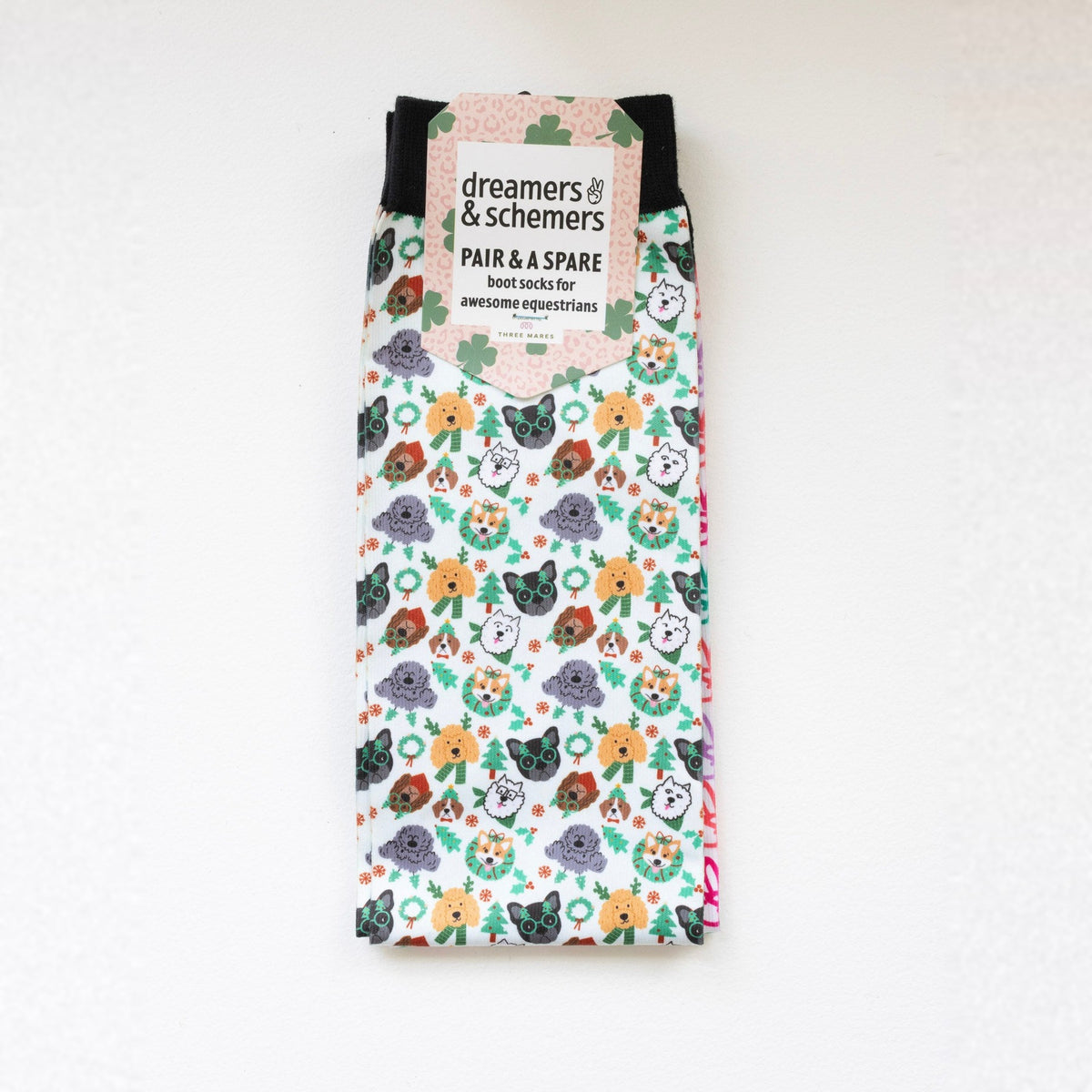 Dreamers &amp; Schemers Deck the Paws Pair &amp; A Spare Socks