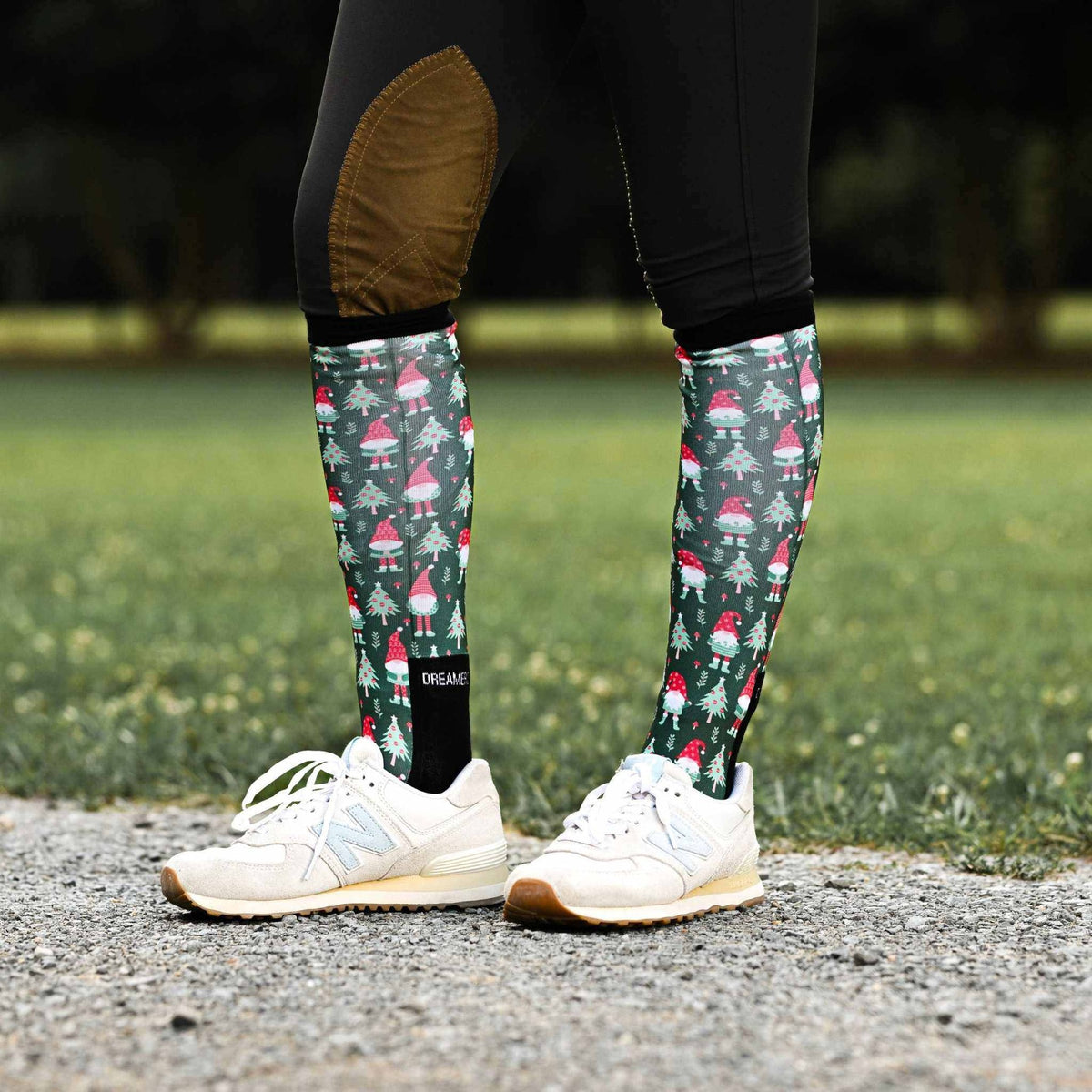 Dreamers &amp; Schemers Gnome for the Holidays Pair &amp; A Spare Socks